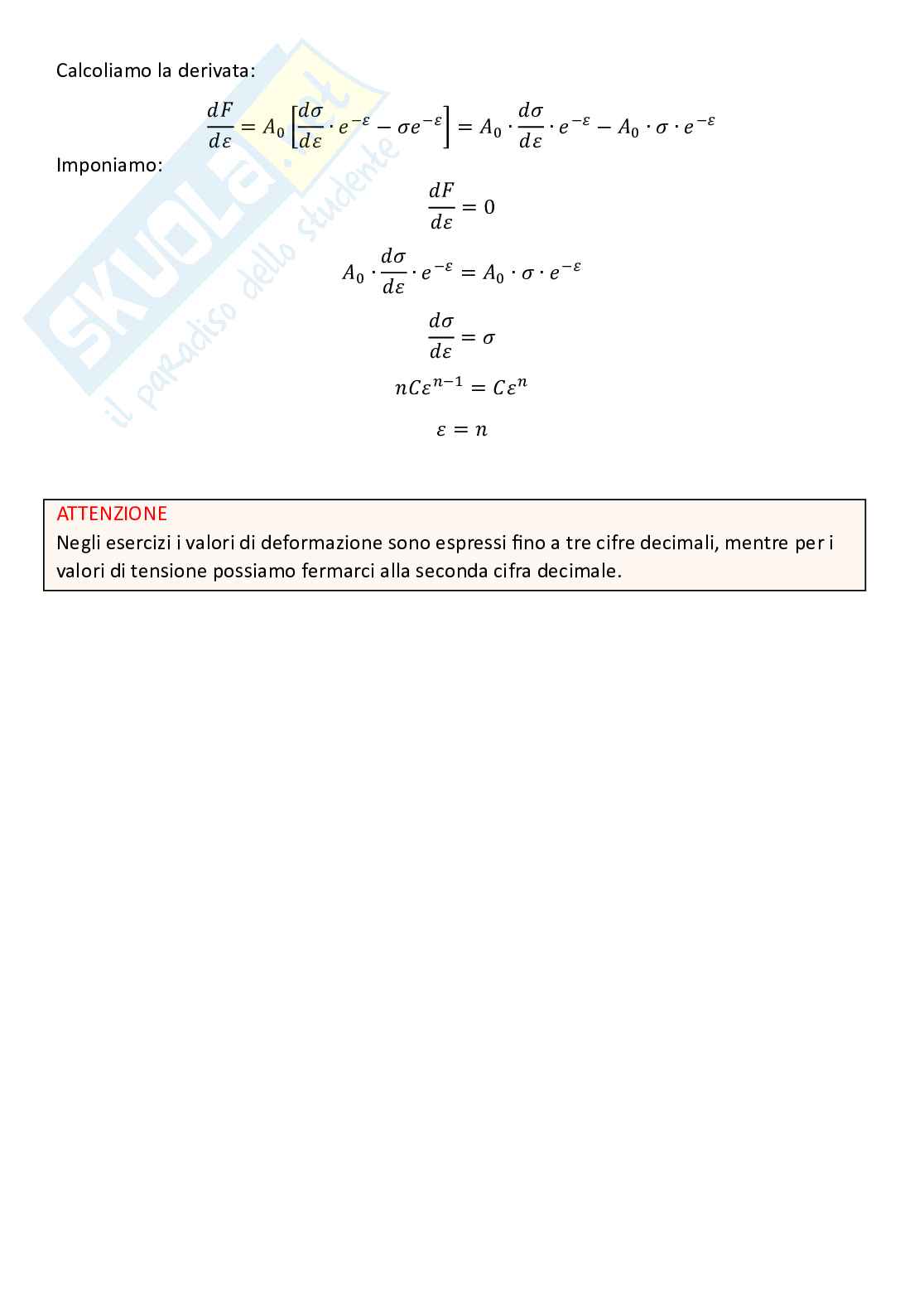 Tecnologie industriali ,pt.2 - Comportamento meccanico di un materiale metallico ed esercizi Pag. 16