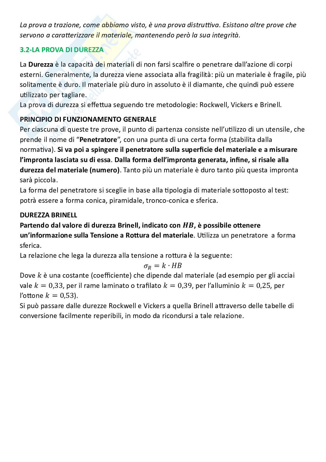 Tecnologie industriali ,pt.2 - Comportamento meccanico di un materiale metallico ed esercizi Pag. 26