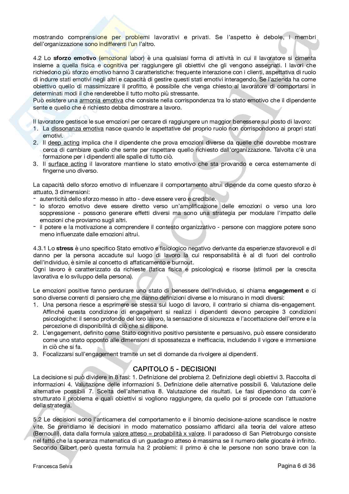 Riassunto esame Organizzazione aziendale, Prof. Morandin Gabriele, libro consigliato Organizzazione aziendale, Severino Salvemini Pag. 6