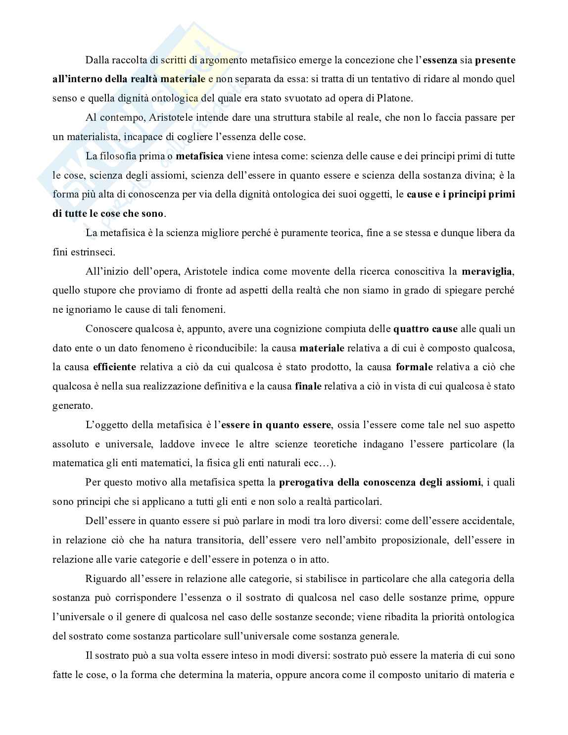 Riassunto esame Storia della Filosofia Antica, prof. Petrucci, libro consigliato Storia della filosofia antica, Cambiano Pag. 31
