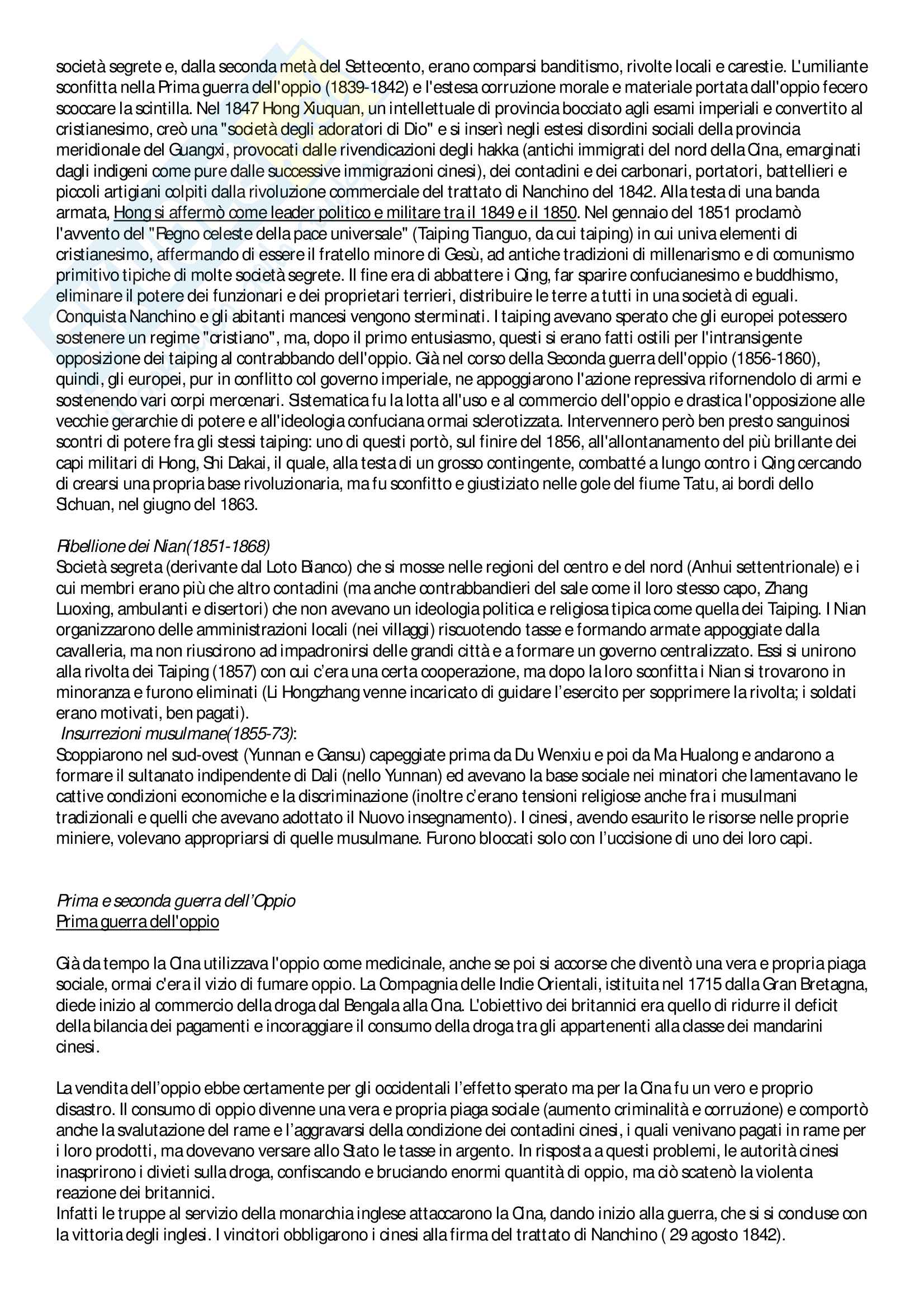 Lezioni, Storia della cina Pag. 36
