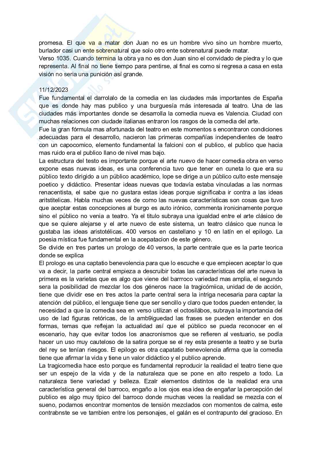 Appunti di Letteratura spagnola 2 Pag. 26