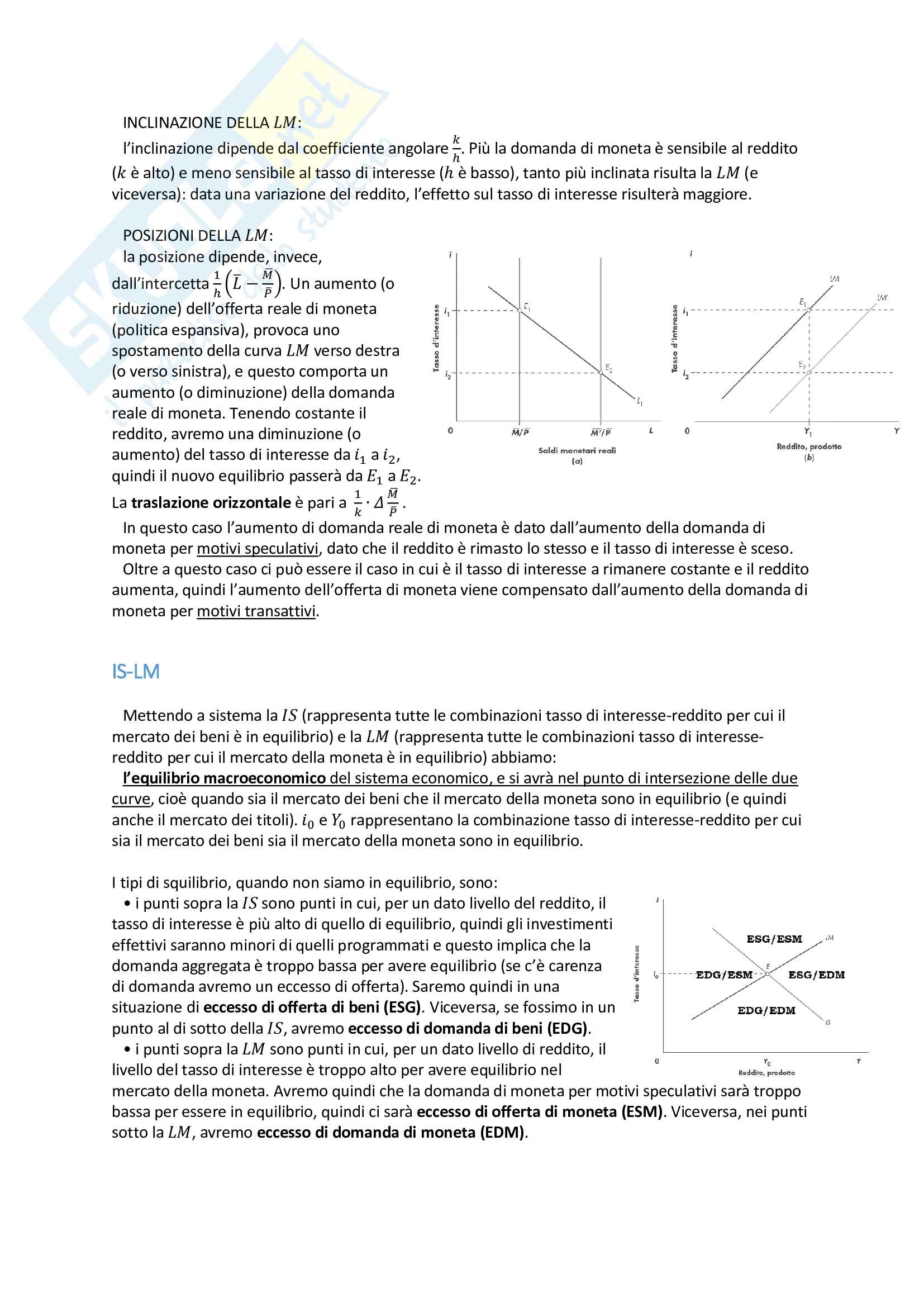 Riassunto esame Economia Politica II - prof. Meccheri Pag. 31