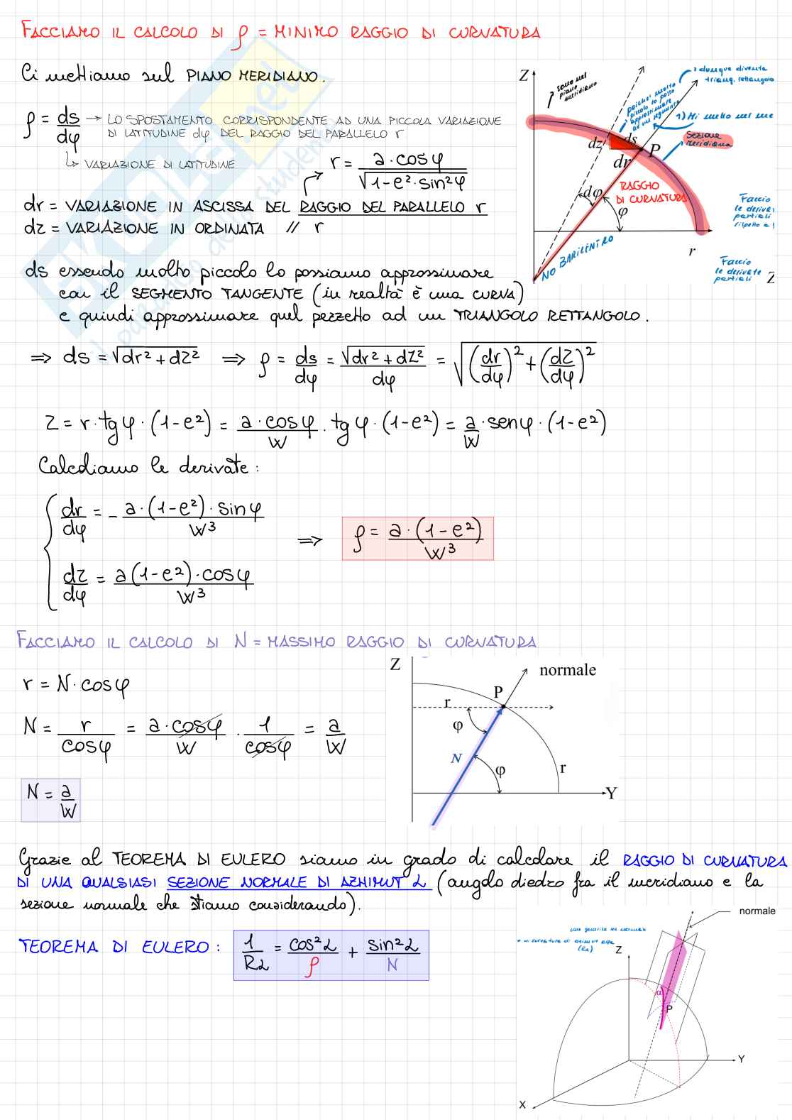 Appunti della parte di Geodesia del corso di Topografia Pag. 11